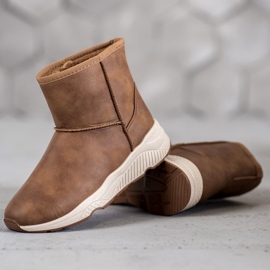 SHELOVET Comodi scarponi da neve marrone 1