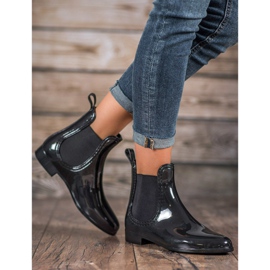 SHELOVET Galosce laccate nero 2