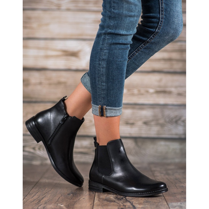 Bella Paris Stivaletti Chelsea casual nero 1