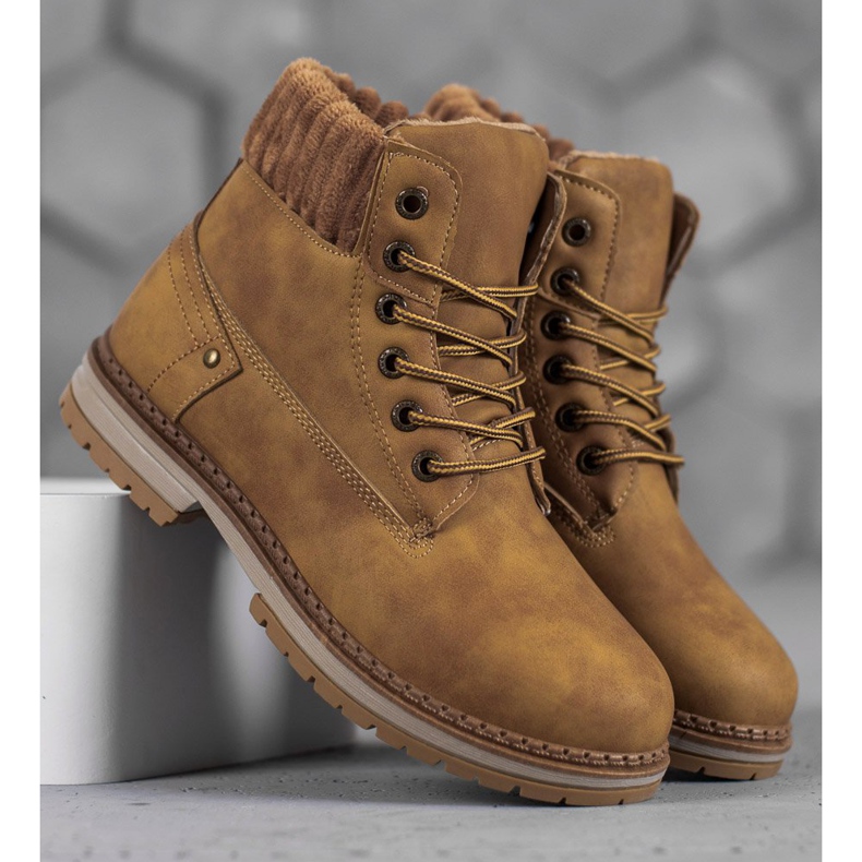 SHELOVET Trapper alla moda marrone 2