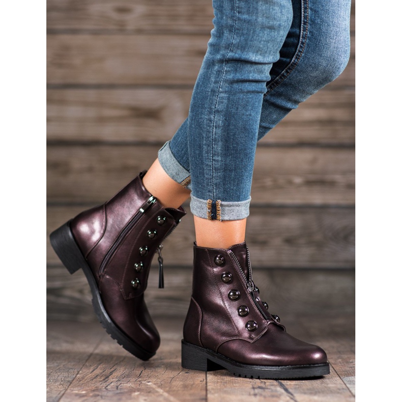 SHELOVET Stivaletti Con Cerniera multicolore 1