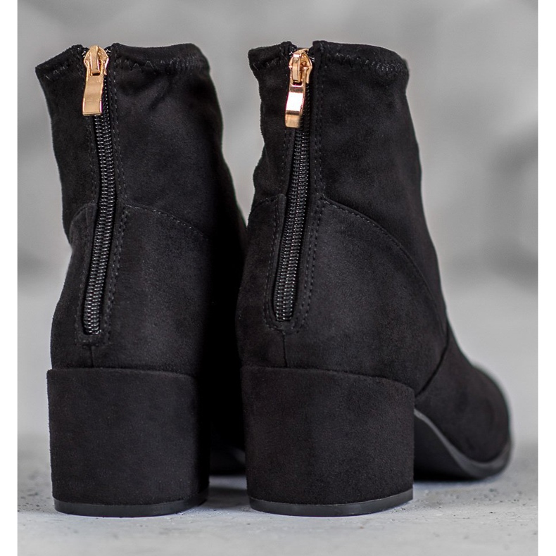 SHELOVET Stivali alla moda con cerniera nero 1
