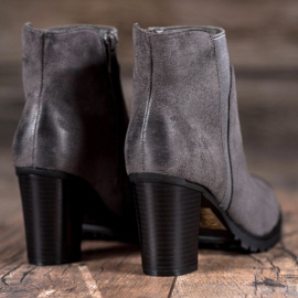 S. BARSKI Stivali grigi da donna grigio 1