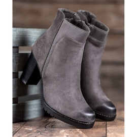 S. BARSKI Stivali grigi da donna grigio 2