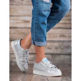 Scarpe da ginnastica argento grigio 2