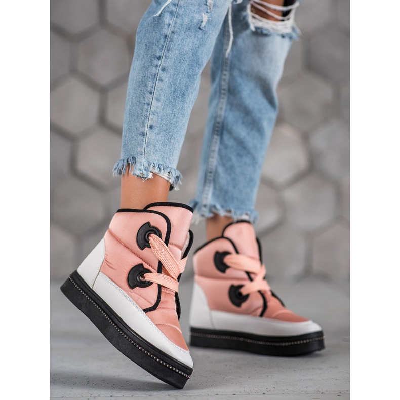 Weide Stivali da neve rosa 1