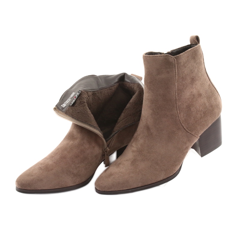 Stivali in camoscio Taupe Filippo 922 marrone 5