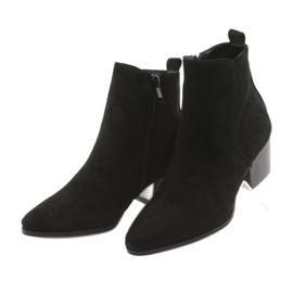 Stivale Filippo 922 in camoscio nero 3