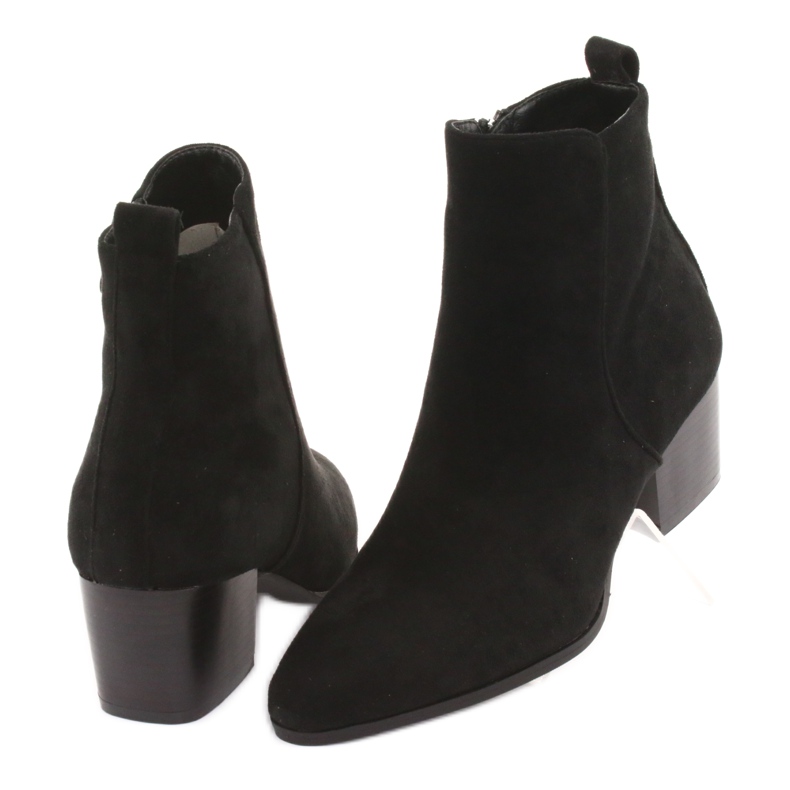 Stivale Filippo 922 in camoscio nero 4