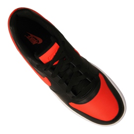 Scarpa Nike Ebernon Low M AQ1775-004 nero rosso 2