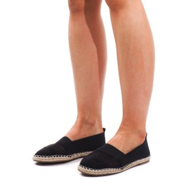 Sneakers Espadrillas Openwork 188-38 Nero 2
