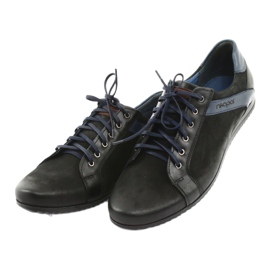 Nikopol Scarpe sportive da uomo nero blu navy 3