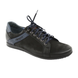 Nikopol Scarpe sportive da uomo nero blu navy 1