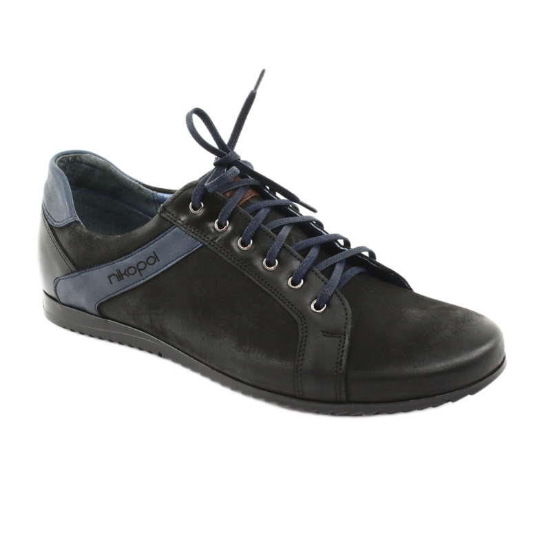 Nikopol Scarpe sportive da uomo nero blu navy 1