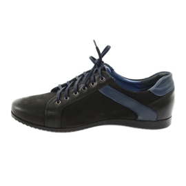Nikopol Scarpe sportive da uomo nero blu navy 2