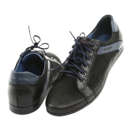 Nikopol Scarpe sportive da uomo nero blu navy 4
