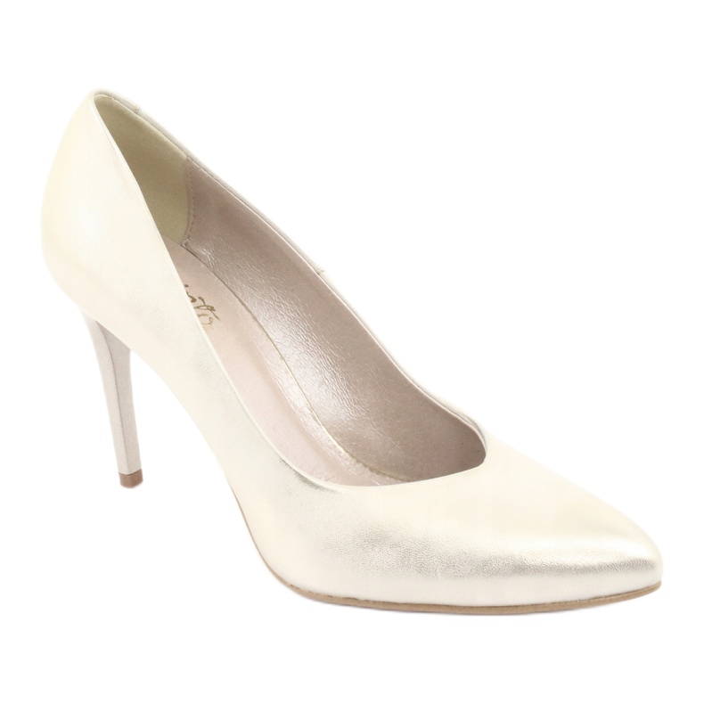Pompe in pelle da donna Golden Espinto 889 su un perno d'oro 1