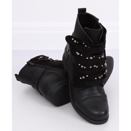 Stivali da donna militari neri 836-PA Black nero 2