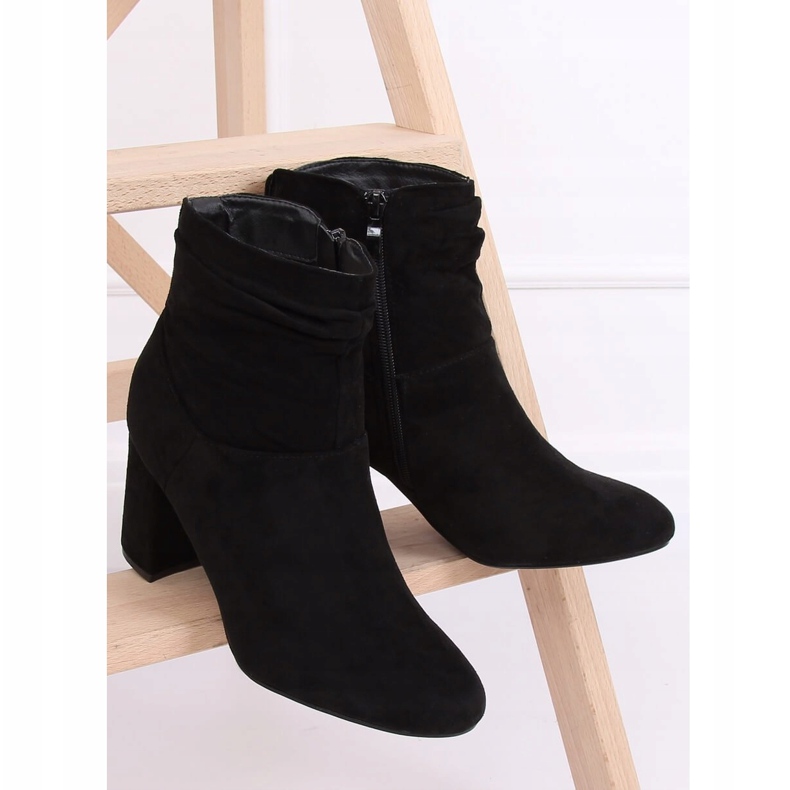 Stivali neri classici col tacco alto 9018-7 Black nero 1