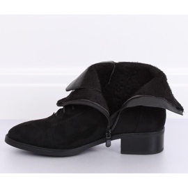 Stivali stringati neri 3127 Black nero 1