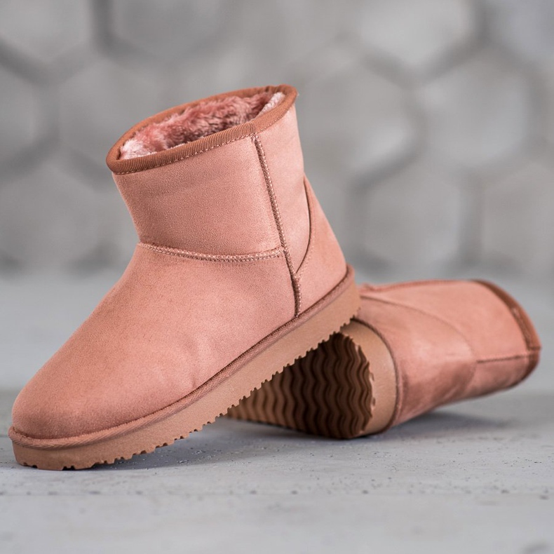 SHELOVET Mukluki in polvere rosa 1