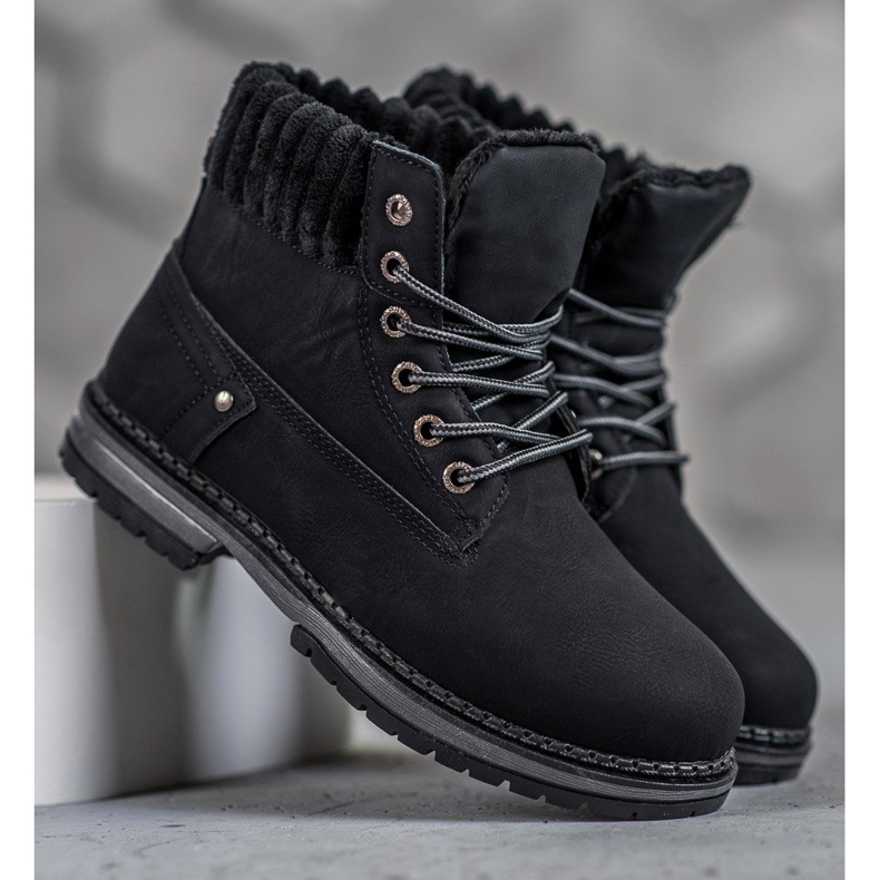 SHELOVET Trapper alla moda nero 2