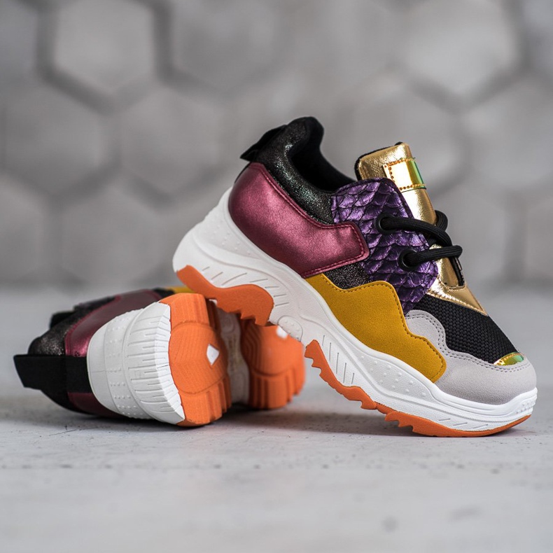 SHELOVET Sneakers multicolori multicolore 2