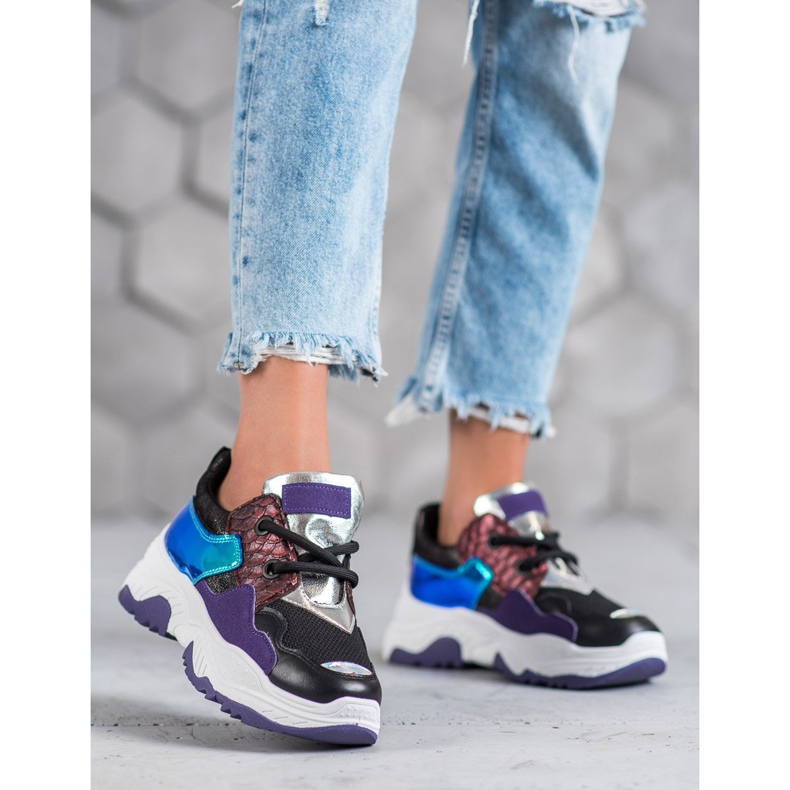 SHELOVET Sneakers multicolori multicolore 1