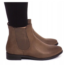 Stivali caldi ZH672-1 Kaki cachi 1