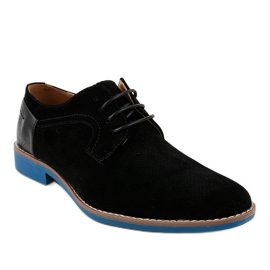 Scarpe eleganti nere H-32 nero 1