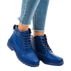 Scarponi da trekking blu navy senza isolamento W-3033 2