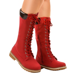 Stivali coibentati rossi PE106 rosso 1