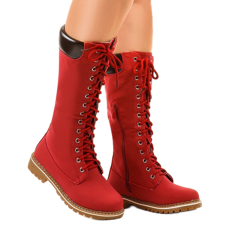 Stivali coibentati rossi PE106 rosso 1