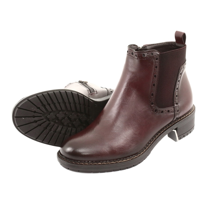 Stivaletti Stivaletti Jodhpur Filippo 957 bordeaux marrone 5