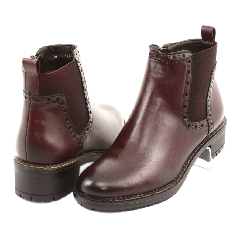 Stivaletti Stivaletti Jodhpur Filippo 957 bordeaux marrone 4