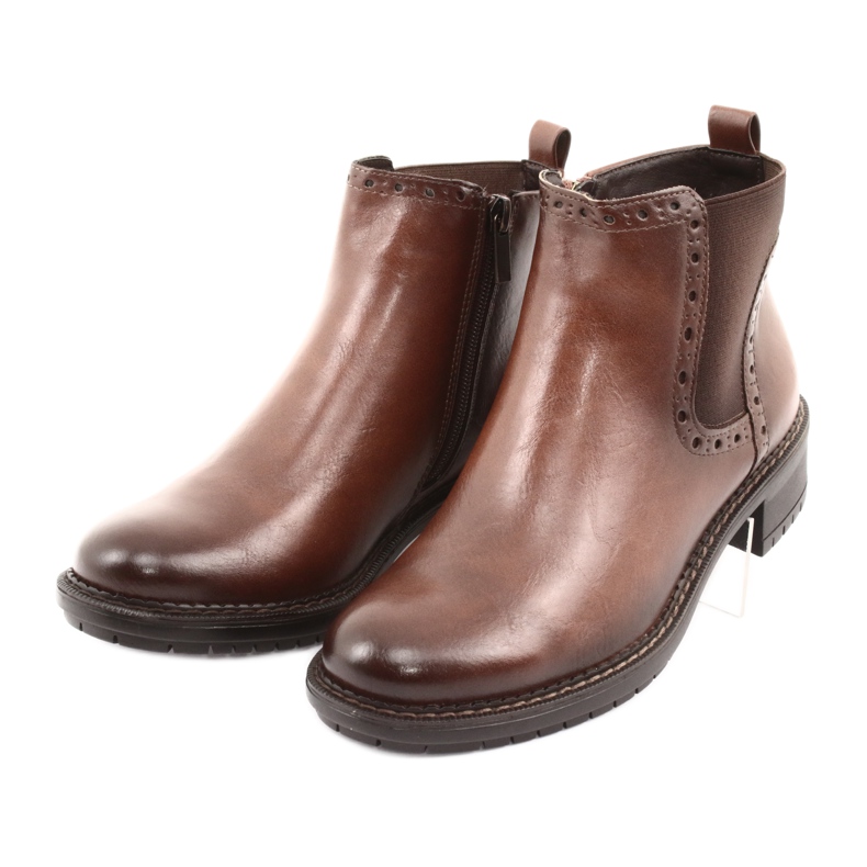 Stivaletti marroni Stivali Jodhpur Filippo 957 marrone 3
