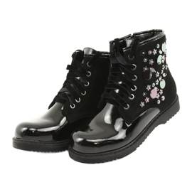 Stivali in paillettes laccate Evento 1433 nero 3