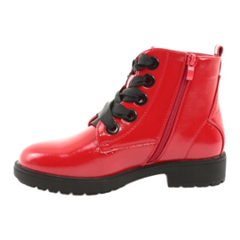 Stivali lacca Sergio Leone 530 nero rosso 2