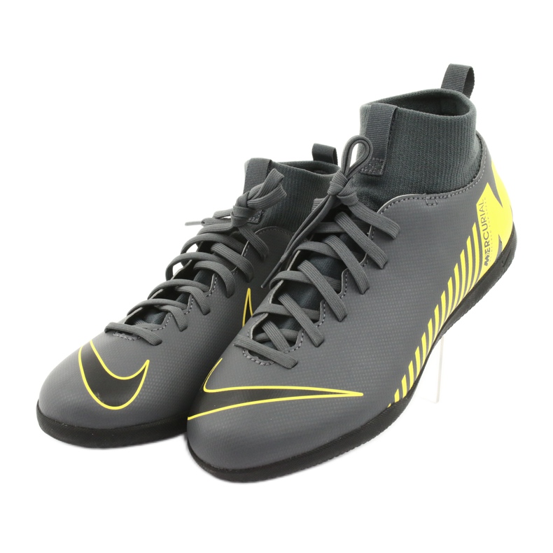 Scarpe indoor Nike Mercurial Superfly X 6 Club Ic Jr AH7346-070 grigio 3
