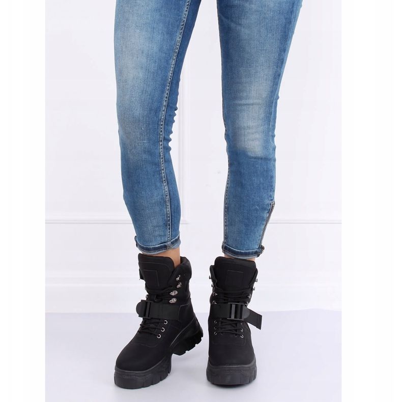 Nero HE117P Scarpe nere 1