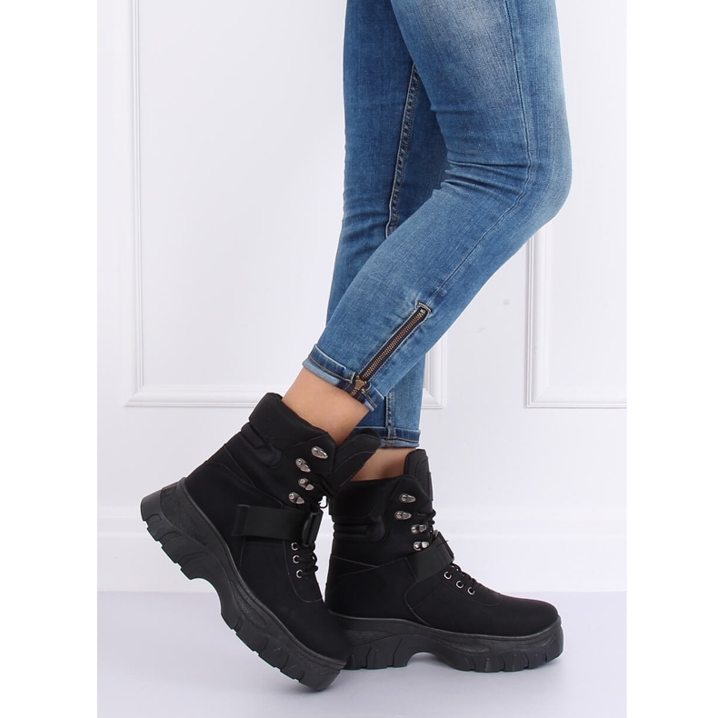 Nero HE117P Scarpe nere 2