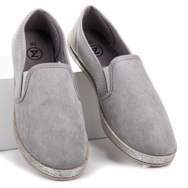 Mckeylor Espadrillas in camoscio Slip On grigio 2