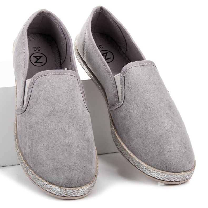 Mckeylor Espadrillas in camoscio Slip On grigio 2