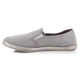 Mckeylor Espadrillas in camoscio Slip On grigio 1