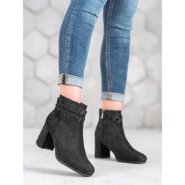 Kylie Stivali neri in pelle scamosciata nero 1