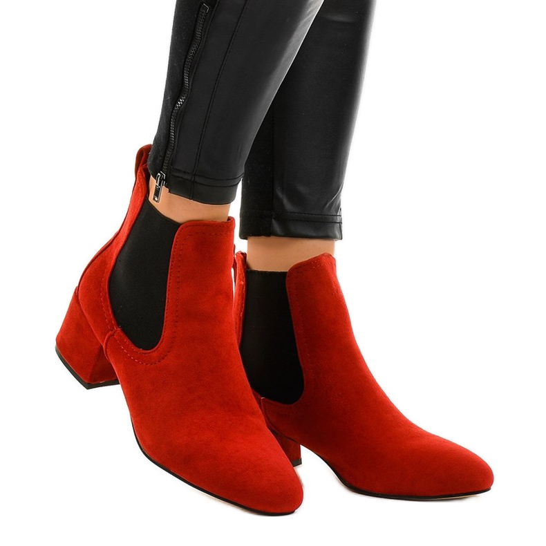 Stivaletti rossi con elastico 8012-PA rosso 1
