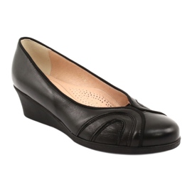 Comode décolleté su zeppa Espinto 232 nera nero 1