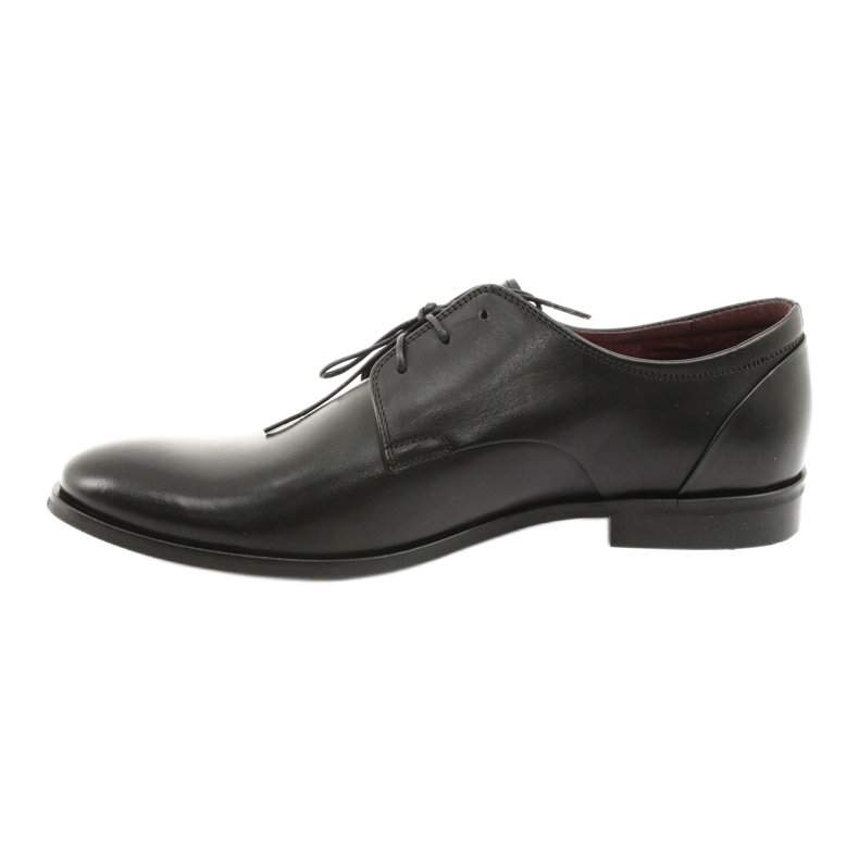 Scarpe da uomo pilpol pantofole in pelle 1609 nere nero 2