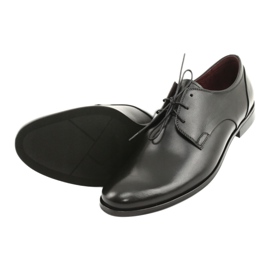 Scarpe da uomo pilpol pantofole in pelle 1609 nere nero 4
