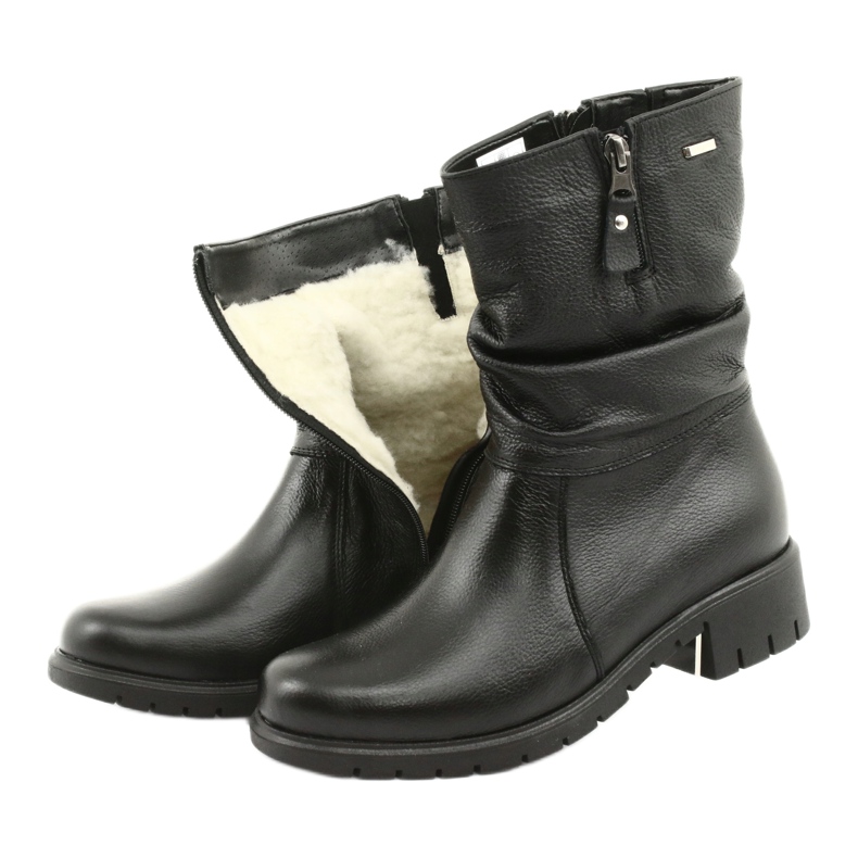 Gregors Stivali con pelliccia 793 neri nero 5